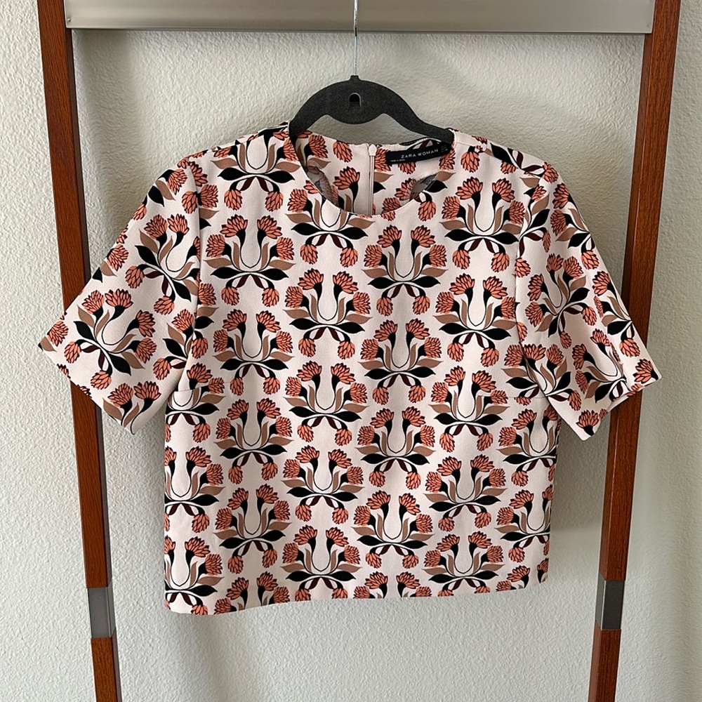 Zara Floral Top